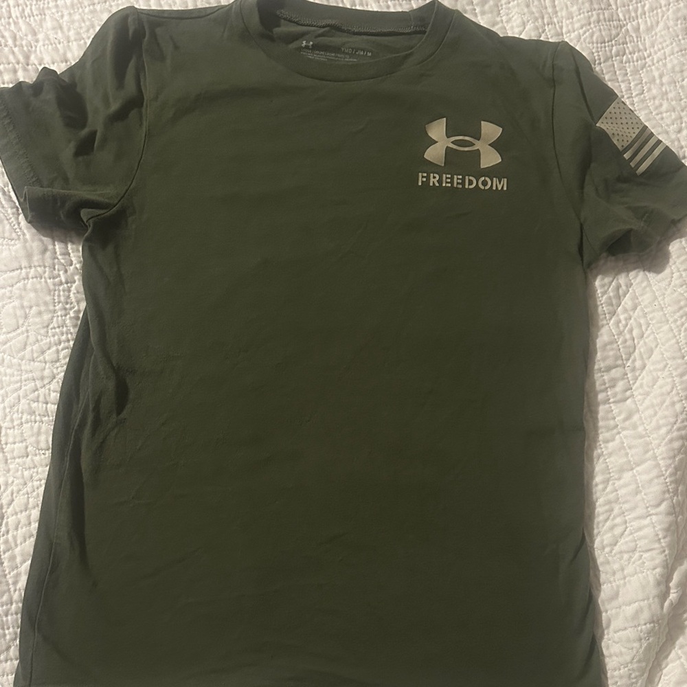Under Armour Kids Tee - Dark Green